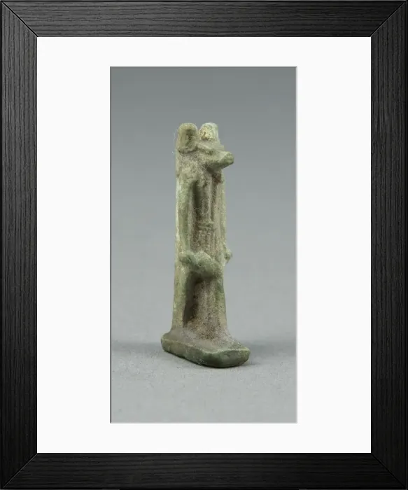 Framed Print : Amulet of the God Anubis, Egypt, Late Period, Dynasties 26-31 (664-332 BCE) Framed Print : Amulet of the God Anubis, Egypt, Late Period, Dynasties 26-31 (664-332 BCE)