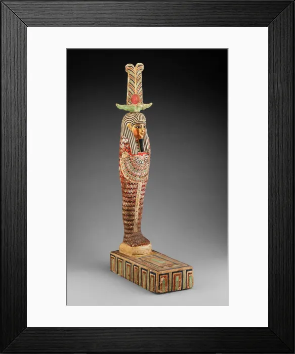 Framed Print : Statue of Ptah-Sokar-Osiris, Egypt, Ptolemaic Period (332-30 BCE). Creator: Unknown