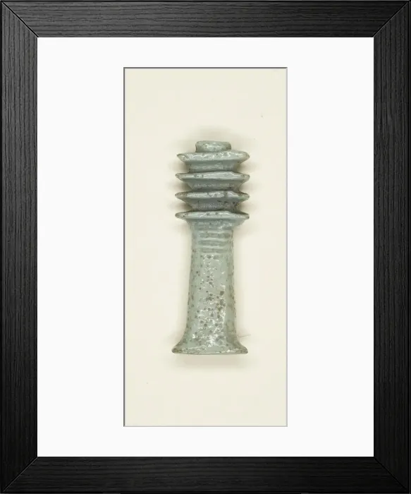 Framed Print : Amulet of a Djed Pillar, Egypt, Third Intermediate Period, Dynasty 21-25 (1070-525 BCE) Framed Print : Amulet of a Djed Pillar, Egypt, Third Intermediate Period, Dynasty 21-25 (1070-525 BCE)