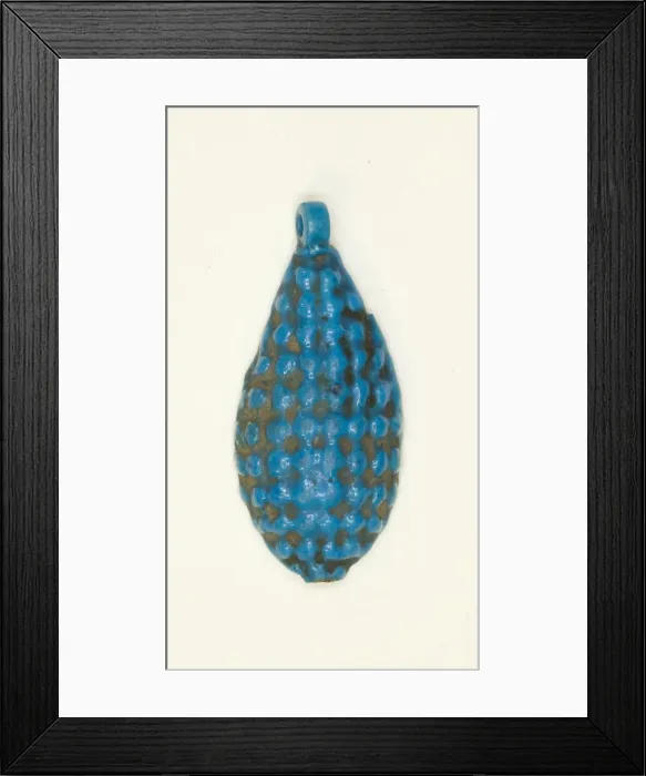 Framed Print : Pendant in the Form of a Cluster of Grapes, Egypt, New Kingdom Framed Print : Pendant in the Form of a Cluster of Grapes, Egypt, New Kingdom