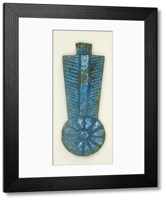 Framed Print : Amulet of a Necklace Counter Weight, Egypt, Third Intermediate Period Framed Print : Amulet of a Necklace Counter Weight, Egypt, Third Intermediate Period