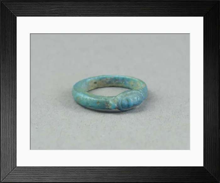 Framed Print : Ring: Scarab, Egypt, New Kingdom, Dynasty 18 (about 1390 BCE). Creator: Unknown Framed Print : Ring: Scarab, Egypt, New Kingdom, Dynasty 18 (about 1390 BCE). Creator: Unknown