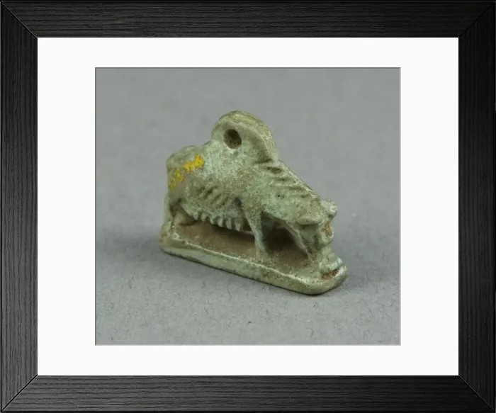 Framed Print : Amulet of a Sow, Egypt, Third Intermediate Period-Late Period Framed Print : Amulet of a Sow, Egypt, Third Intermediate Period-Late Period
