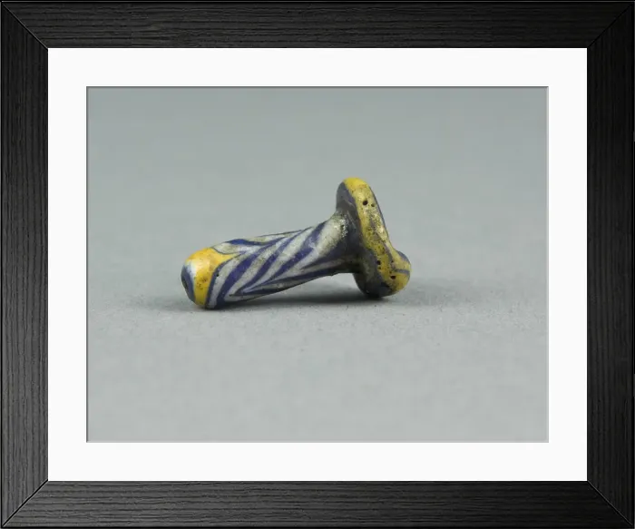 Framed Print : Ear Stud or Bead, Egypt, New Kingdom, Dynasties 18-19 (about 1350-1186 BCE) Framed Print : Ear Stud or Bead, Egypt, New Kingdom, Dynasties 18-19 (about 1350-1186 BCE)