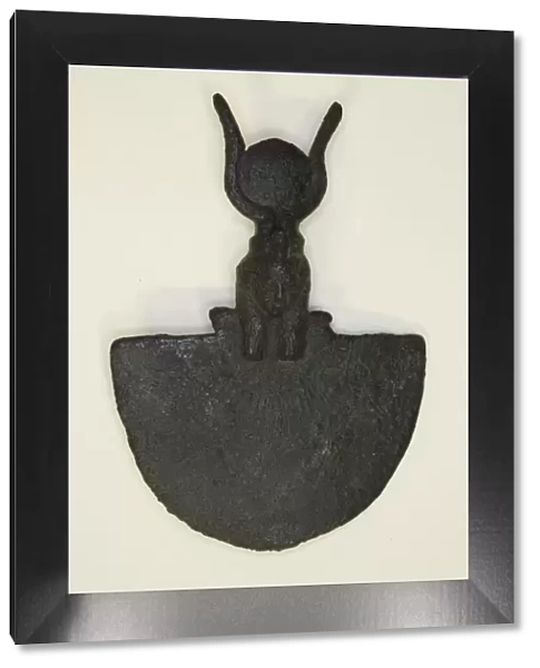 Amulet of an Aegis with the Head of Hathor, Egypt, Third Intermediate Period-Late Period