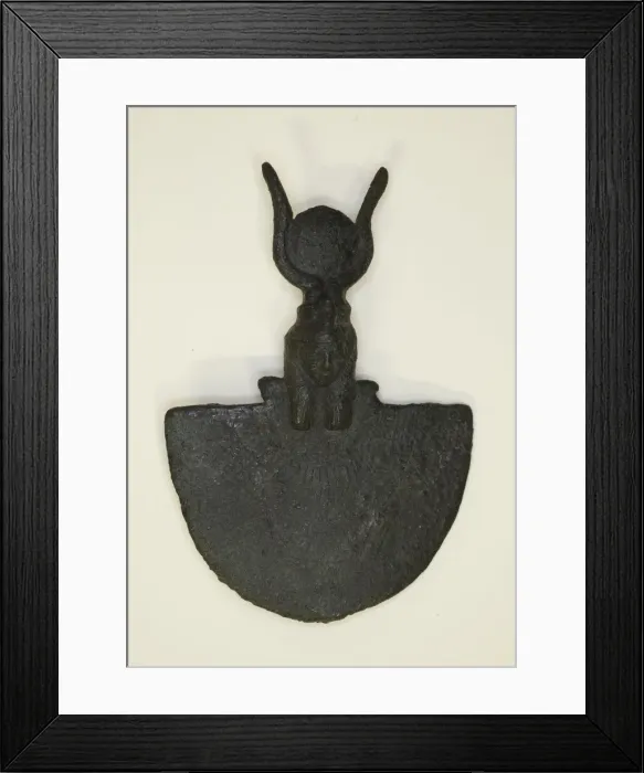 Framed Print : Amulet of an Aegis with the Head of Hathor, Egypt, Third Intermediate Period-Late Period Framed Print : Amulet of an Aegis with the Head of Hathor, Egypt, Third Intermediate Period-Late Period