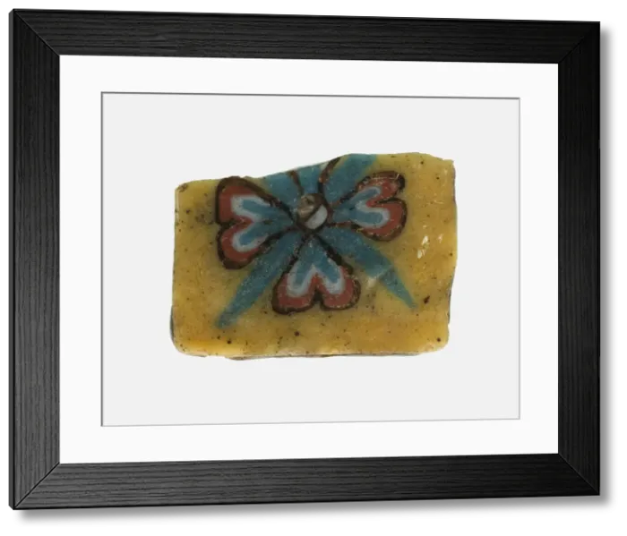 Framed Print : Fragment of a Floral Inlay, Italy, Ptolemaic Period-Roman Period Framed Print : Fragment of a Floral Inlay, Italy, Ptolemaic Period-Roman Period