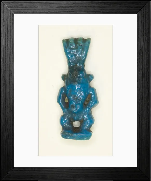 Framed Print : Amulet of the God Bes, Egypt, Third Intermediate Period Framed Print : Amulet of the God Bes, Egypt, Third Intermediate Period