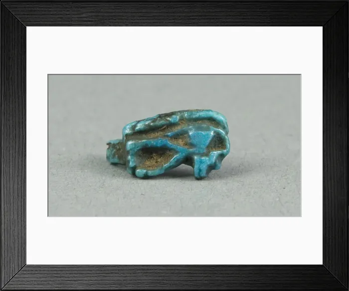 Framed Print : Eye of Horus (Wedjat) Finger Ring, Egypt, New Kingdom, Dynasty 18 (about 1350 BCE) Framed Print : Eye of Horus (Wedjat) Finger Ring, Egypt, New Kingdom, Dynasty 18 (about 1350 BCE)
