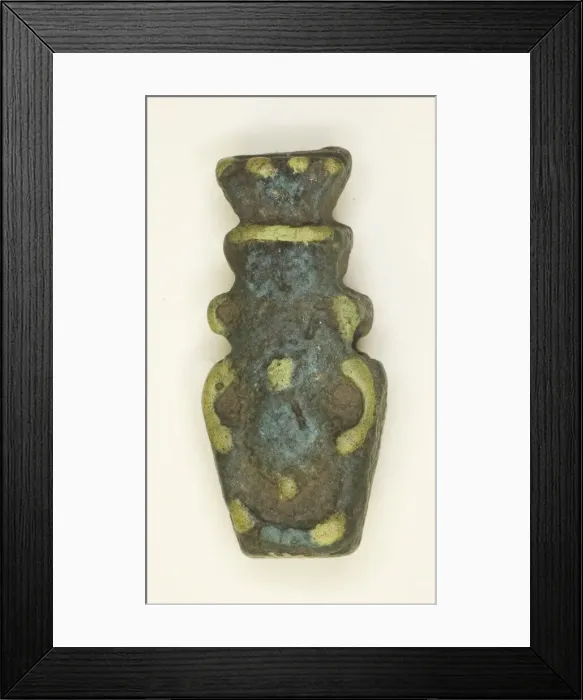 Framed Print : Amulet of the God Bes, Egypt, Roman Period (30 BC-395 AD). Creator: Unknown Framed Print : Amulet of the God Bes, Egypt, Roman Period (30 BC-395 AD). Creator: Unknown