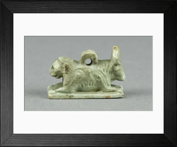 Framed Print : Amulet of a Double Animal: Lion and Bull, Egypt, Late Period, Dynasty 26 (664-525 BCE) Framed Print : Amulet of a Double Animal: Lion and Bull, Egypt, Late Period, Dynasty 26 (664-525 BCE)