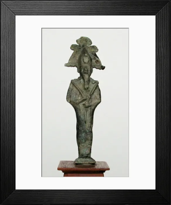 Framed Print : Statuette of the God Osiris, Egypt, Third Intermediate Period-Late Period Framed Print : Statuette of the God Osiris, Egypt, Third Intermediate Period-Late Period