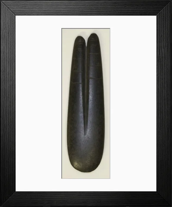 Framed Print : Amulet of Two Fingers, Egypt, Late Period, Dynasty 26-30 (664-332 BCE). Creator: Unknown Framed Print : Amulet of Two Fingers, Egypt, Late Period, Dynasty 26-30 (664-332 BCE). Creator: Unknown