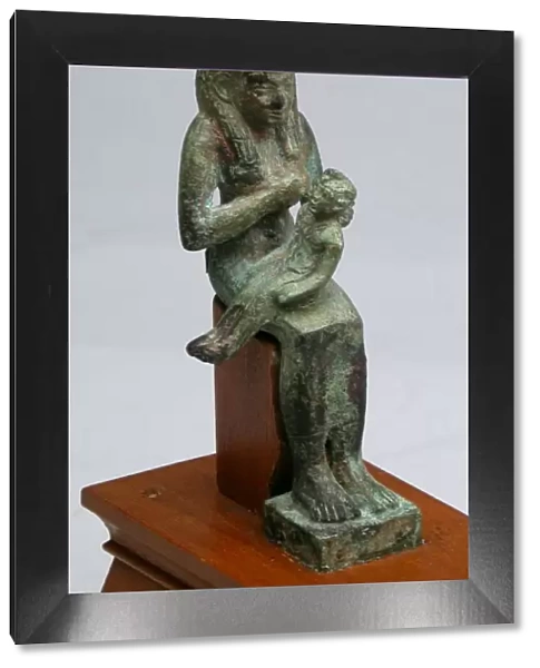 Statuette of the Goddess Isis Holding the God Horus, Egypt