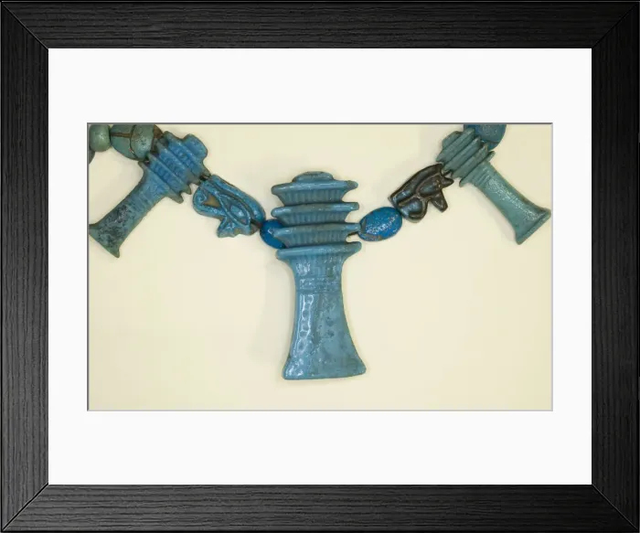 Framed Print : Amulet of a Djed Column, Egypt, Ptolemaic Period (332-30 BCE). Creator: Unknown Framed Print : Amulet of a Djed Column, Egypt, Ptolemaic Period (332-30 BCE). Creator: Unknown