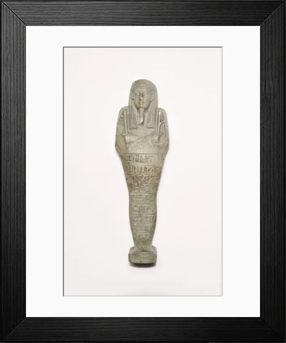 Framed Print : Ushabti (Funerary Figurine) of Horudja, Egypt, Late Period, Dynasty 30 (380-343 BCE) Framed Print : Ushabti (Funerary Figurine) of Horudja, Egypt, Late Period, Dynasty 30 (380-343 BCE)