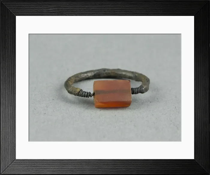 Framed Print : Ring, Egypt, New Kingdom-Third Intermediate Period, Dynasties 18-25? (about 1550-656 BCE) Framed Print : Ring, Egypt, New Kingdom-Third Intermediate Period, Dynasties 18-25? (about 1550-656 BCE)