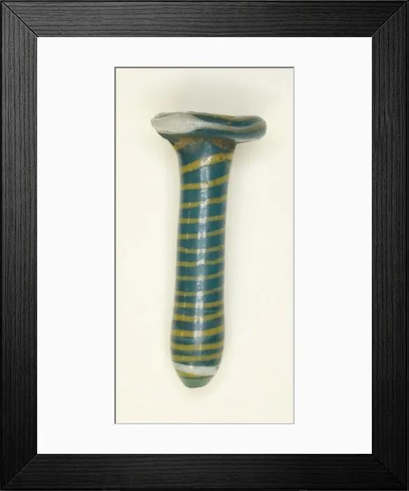 Framed Print : Ear Stud or Bead, Egypt, New Kingdom, Dynasties 18-19 (about 1350-1186 BCE) Framed Print : Ear Stud or Bead, Egypt, New Kingdom, Dynasties 18-19 (about 1350-1186 BCE)