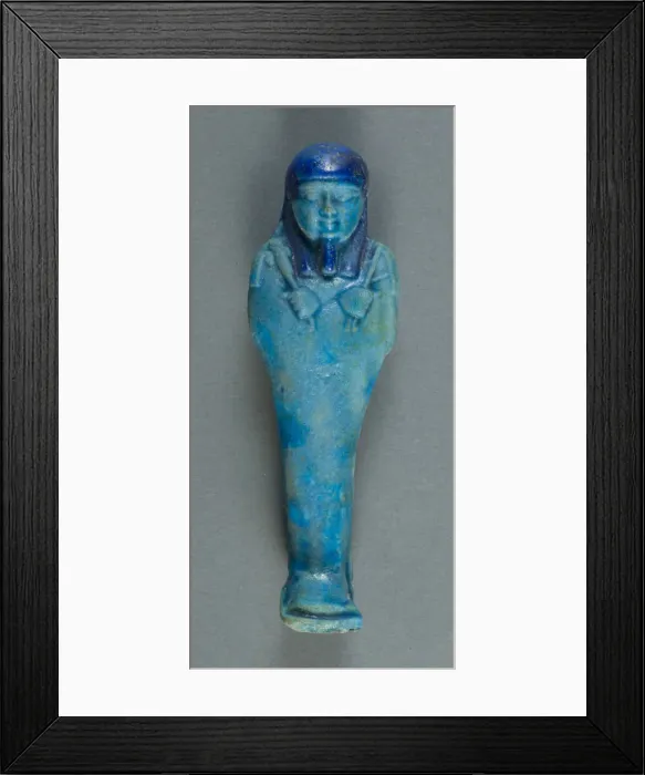 Framed Print : Shabti, Egypt, Late Period, Dynasty 30 (380 BCE-343 BCE). Creator: Unknown Framed Print : Shabti, Egypt, Late Period, Dynasty 30 (380 BCE-343 BCE). Creator: Unknown