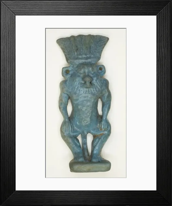 Framed Print : Amulet of the God Bes, Egypt, Third Intermediate Period-Late Period (about 1069-332 BCE) Framed Print : Amulet of the God Bes, Egypt, Third Intermediate Period-Late Period (about 1069-332 BCE)