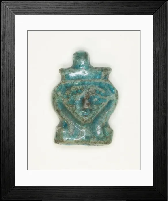 Framed Print : Amulet of the Goddess Hathor, Egypt, New Kingdom, Dynasties 18-20 (about 1550-1069 BCE) Framed Print : Amulet of the Goddess Hathor, Egypt, New Kingdom, Dynasties 18-20 (about 1550-1069 BCE)