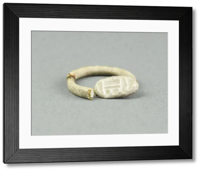 Framed Print : Ring: Amun-Ra, flanked by nb signs, Egypt, New Kingdom, Dynasties 18-20 Framed Print : Ring: Amun-Ra, flanked by nb signs, Egypt, New Kingdom, Dynasties 18-20