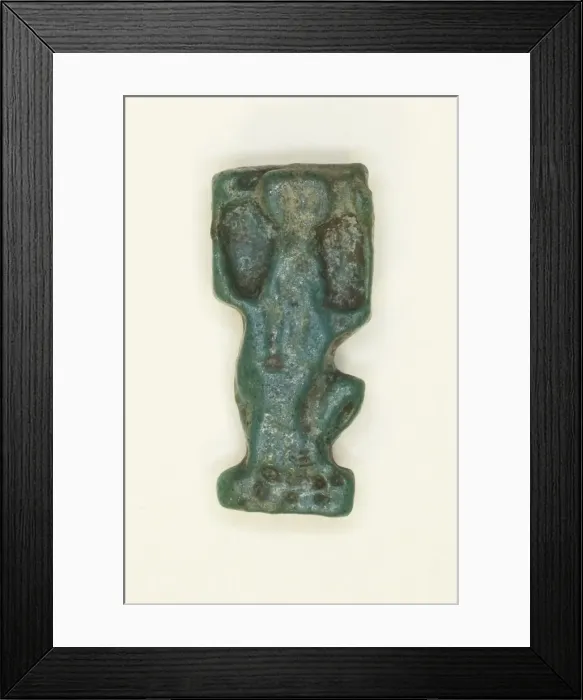 Framed Print : Amulet of the God Shu, Egypt, New Kingdom-Late Period, Dynasties 18-31 Framed Print : Amulet of the God Shu, Egypt, New Kingdom-Late Period, Dynasties 18-31