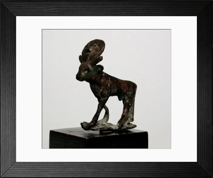 Framed Print : Statuette of the Apis Bull, Egypt, Third Intermediate Period-Late Period Framed Print : Statuette of the Apis Bull, Egypt, Third Intermediate Period-Late Period