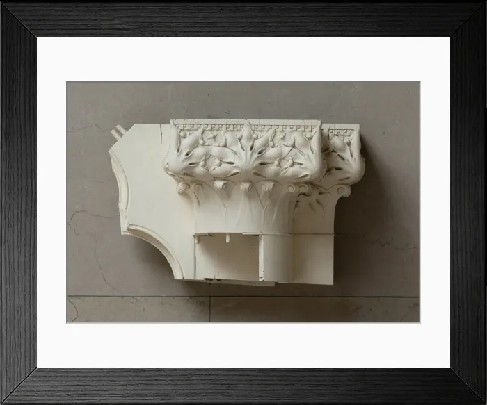 Framed Print : Auditorium Building: Column Capital and Portion of a Frieze, 1887-89 Framed Print : Auditorium Building: Column Capital and Portion of a Frieze, 1887-89