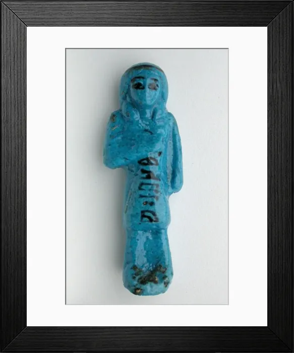 Framed Print : Shabti, Overseer of Tchenetipet, Egypt, Third Intermediate Period Framed Print : Shabti, Overseer of Tchenetipet, Egypt, Third Intermediate Period