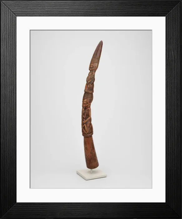 Framed Print : Tapper (Iroke Ifa), Nigeria, 17th or 18th century. Creator: Unknown Framed Print : Tapper (Iroke Ifa), Nigeria, 17th or 18th century. Creator: Unknown