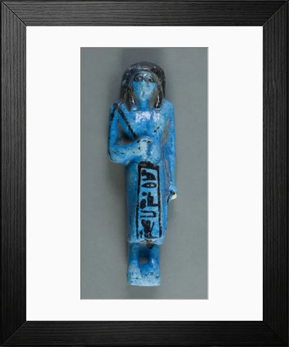 Framed Print : Overseer Shabti of Isetemkheb, Egypt, Third Intermediate Period Framed Print : Overseer Shabti of Isetemkheb, Egypt, Third Intermediate Period