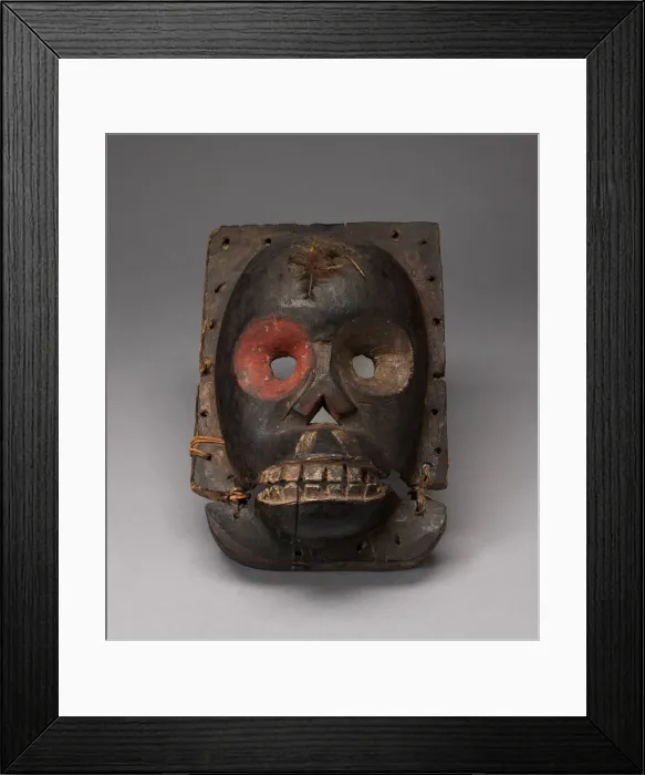 Framed Print : Mask, Nigeria, Unknown. Creator: Unknown Framed Print : Mask, Nigeria, Unknown. Creator: Unknown