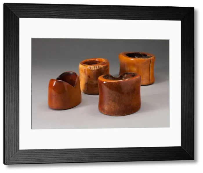 Framed Print : Four Bracelets, Nigeria, Probably 19th century. Creator: Unknown Framed Print : Four Bracelets, Nigeria, Probably 19th century. Creator: Unknown
