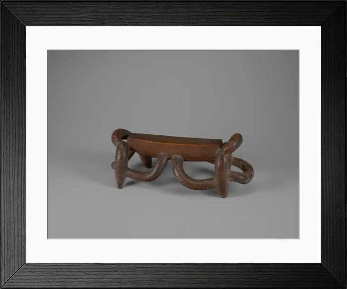 Framed Print : Neckrest (Isicamelo), South Africa, 19th century. Creator: Unknown Framed Print : Neckrest (Isicamelo), South Africa, 19th century. Creator: Unknown