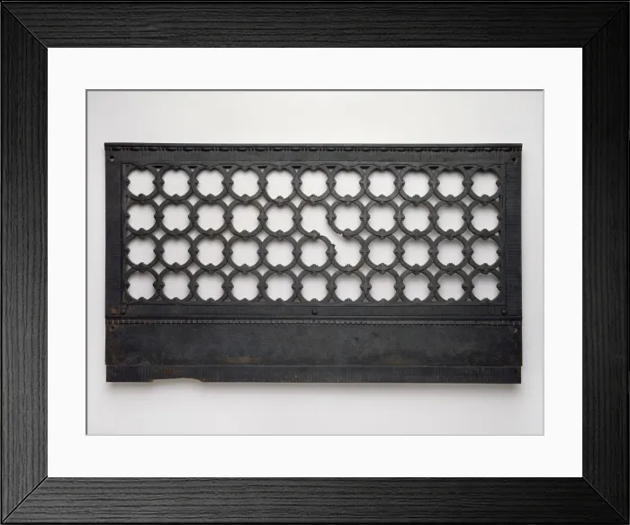 Framed Print : Marquette Building: Elevator Grille Base, 1893 / 95. Creator: Holabird & Roche Framed Print : Marquette Building: Elevator Grille Base, 1893 / 95. Creator: Holabird & Roche
