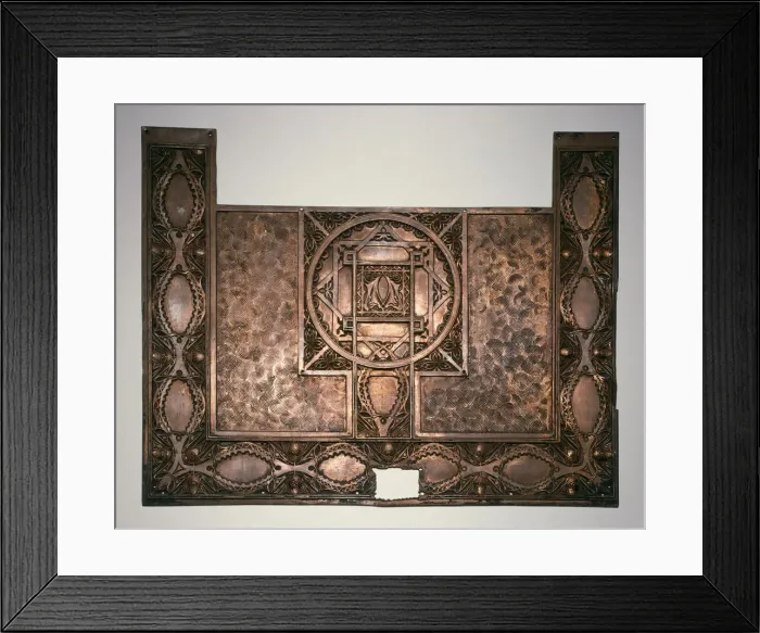 Framed Print : Chicago Stock Exchange Building: Kick Plate from Front Entrance, 1894 Framed Print : Chicago Stock Exchange Building: Kick Plate from Front Entrance, 1894