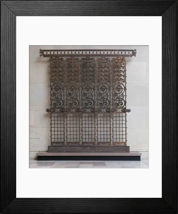 Framed Print : Elevator Grille from the Manhattan Building, Chicago, Illinois, 1889-91 Framed Print : Elevator Grille from the Manhattan Building, Chicago, Illinois, 1889-91