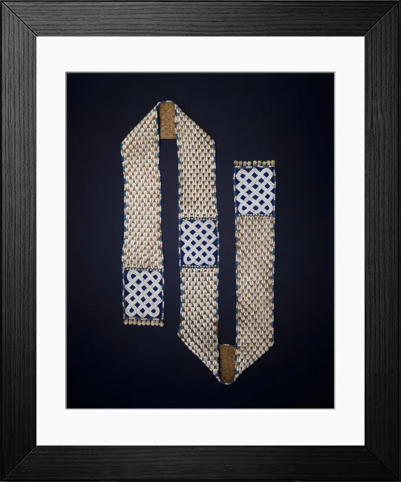 Framed Print : Belt (Yeemy Mambolmashet), Democratic Republic of the Congo, 19th century Framed Print : Belt (Yeemy Mambolmashet), Democratic Republic of the Congo, 19th century