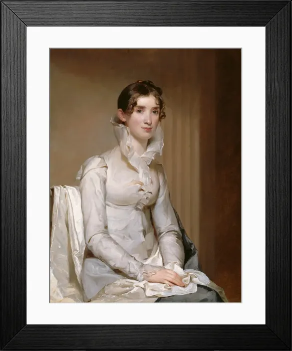 Framed Print : Mrs. Klapp (Anna Milnor), 1814. Creator: Thomas Sully Framed Print : Mrs. Klapp (Anna Milnor), 1814. Creator: Thomas Sully