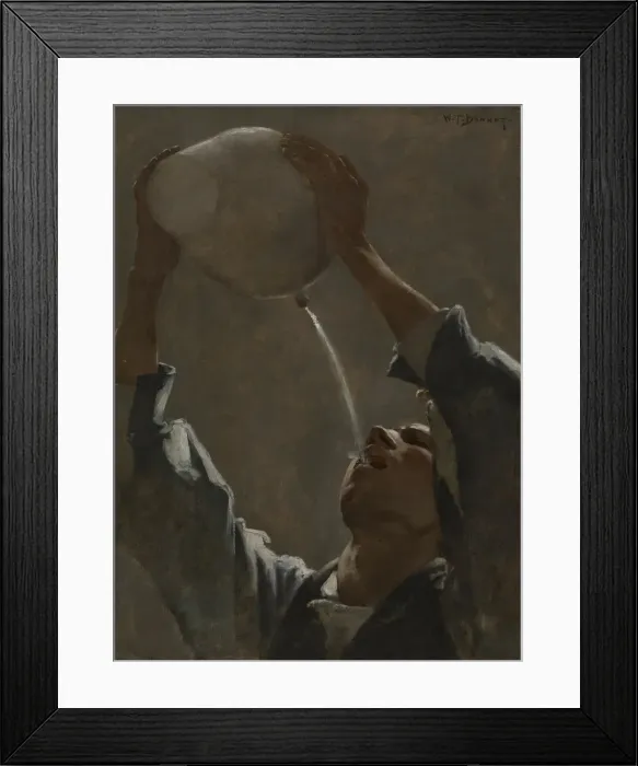 Framed Print : Study for An Aragonese Smuggler, 1881. Creator: William Turner Dannat Framed Print : Study for An Aragonese Smuggler, 1881. Creator: William Turner Dannat