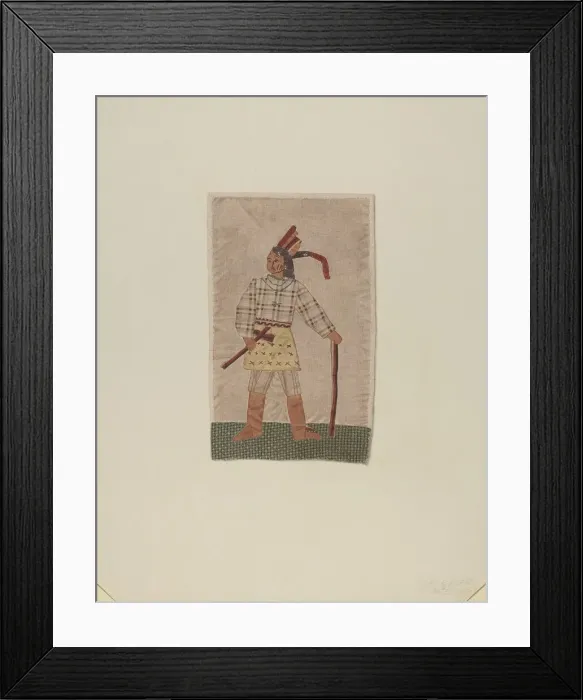 Framed Print : Pillow Top Insert, 1940. Creator: Albert Ryder Framed Print : Pillow Top Insert, 1940. Creator: Albert Ryder