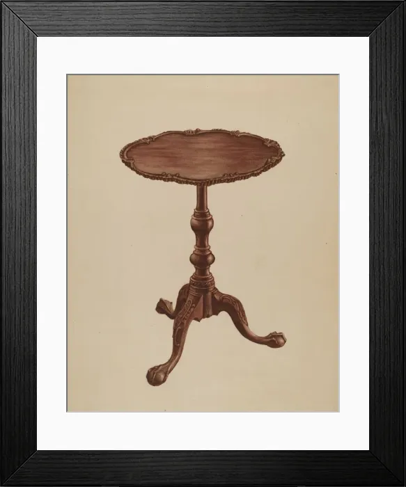 Framed Print : Tripod Stand, 1935 / 1942. Creator: Lorenz Rothkrantz Framed Print : Tripod Stand, 1935 / 1942. Creator: Lorenz Rothkrantz