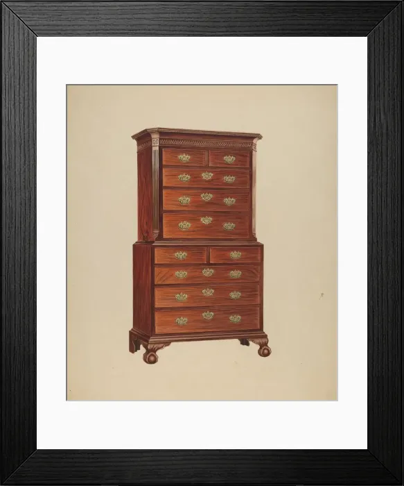 Framed Print : Chest-on-Chest, c. 1938. Creator: Lorenz Rothkrantz Framed Print : Chest-on-Chest, c. 1938. Creator: Lorenz Rothkrantz