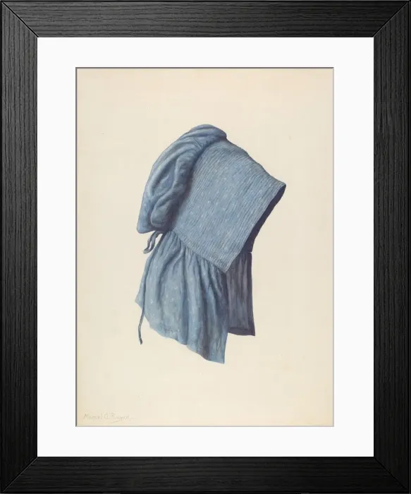 Framed Print : Sunbonnet, c. 1939. Creator: Manuel G. Runyan