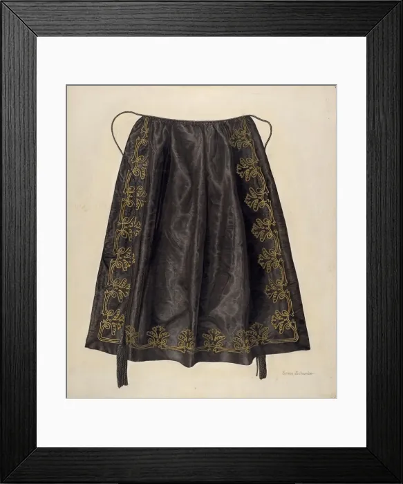 Framed Print : Silk Apron, c. 1939. Creator: Erwin Schwabe Framed Print : Silk Apron, c. 1939. Creator: Erwin Schwabe