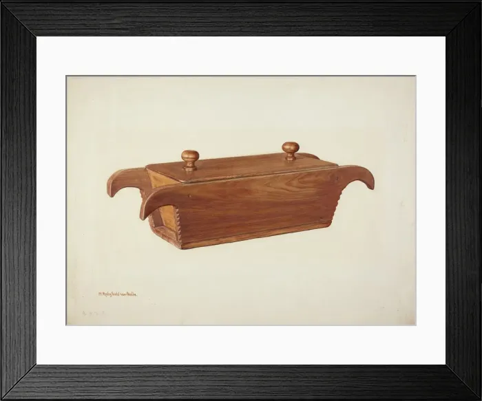 Framed Print : Dough Trough, c. 1940. Creator: M. Rosenshield-von-Paulin Framed Print : Dough Trough, c. 1940. Creator: M. Rosenshield-von-Paulin