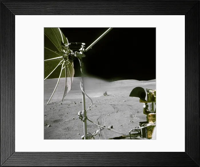 Framed Print : Orion seen from the Rover, lunar surface, 1972. Creator: Charles Duke Framed Print : Orion seen from the Rover, lunar surface, 1972. Creator: Charles Duke