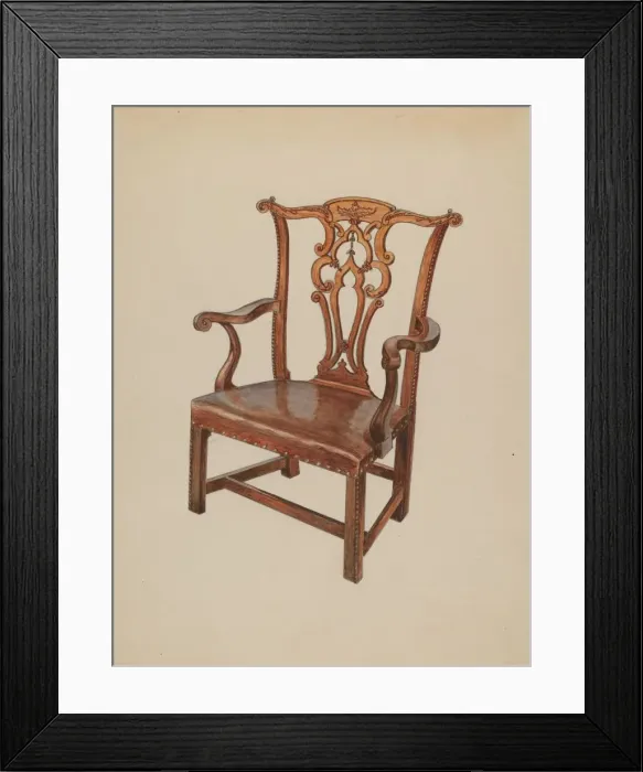 Framed Print : Armchair, 1936. Creator: Lorenz Rothkrantz