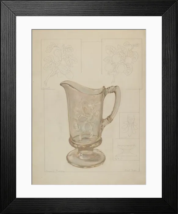 Framed Print : Pitcher, 1937. Creator: Manuel G. Runyan Framed Print : Pitcher, 1937. Creator: Manuel G. Runyan
